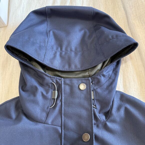 Columbia Here And There Trench Jacket Women's Small Omni Wick Rain Coat Blue - Picture 14 of 16